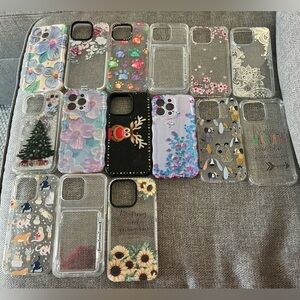 Bundle of 15 iPhone 15 Pro Cases